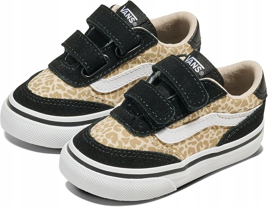 VANS SPORTOWE BUTY DZIECIĘCE WZÓR PANTERKA NA RZEPY 22 16LA
