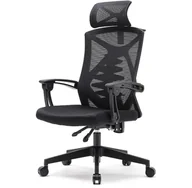 Fotele i krzesła biurowe - Krzesło biurowe Angel Spino Czarne - miniaturka - grafika 1