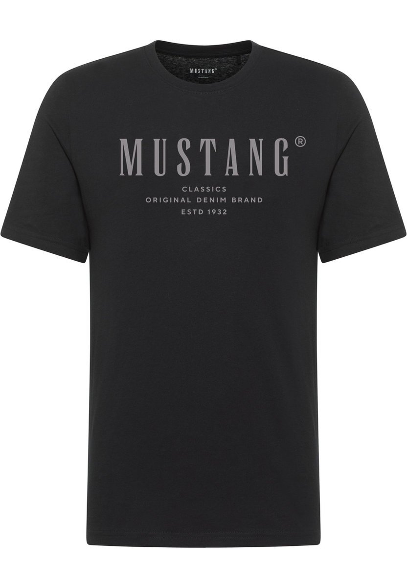 Męski T-Shirt Mustang Style Alex Black 1017998 4142