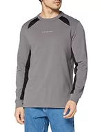 Koszulki męskie - G-STAR RAW Męski t-shirt Moto Neoprene, szary (Magna C336-C617), XS - miniaturka - grafika 1