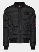 Kurtki męskie - Alpha Industries Kurtka zimowa Ma-1 Puffer Bomber 138116 Czarny Regular Fit - miniaturka - grafika 1