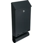 Skrzynki na listy - Skrzynka na listy A4 + tuba antracyt mat - miniaturka - grafika 1