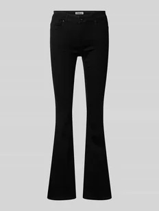 Jeansy z poszerzaną nogawką z mieszanki bawełny model ‘REESE’ - Spodnie damskie - miniaturka - grafika 1