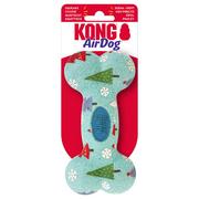 Zabawki dla psów - KONG Holiday AirDog® Squeaker, kość z piszczałką  - ok. Dł. x szer.: 28 x 6,4 cm - miniaturka - grafika 1