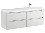 Szafki łazienkowe - Szafka Wisząca Z Umywalką ETH 120 cm S Prawa - Kaszmir Mat - miniaturka - grafika 1