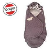 Śpiworki dla dzieci - Lodger Polarowy zimowy śpiworek do wózka wrzosowy Fleece Mauve - miniaturka - grafika 1