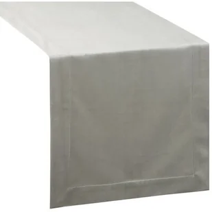 Bieżnik EUROFIRANY Melinda 40 x 140 cm Srebrny - Obrusy i serwetki - miniaturka - grafika 1