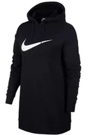 Sukienki - Nike Bluza Sukienka Nsw Swoosh Black AV8290-010 XS - miniaturka - grafika 1