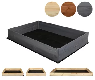 Skrzynia na warzywa ZP06 /18x103x80 cm/ Szara / Wamar-Sosenka - Kwietniki Skrzynia na warzywa ZP06 /18x103x80 cm/ Szara / Wamar-Sosenka - Kwietniki - miniaturka - grafika 1