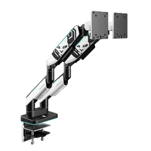 Podwójny uchwyt na monitory 49 cali, biało-czarny X-Arm Dual RGB - Uchwyty do monitorów - miniaturka - grafika 1