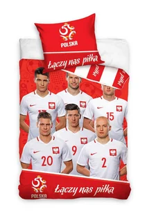 Carbotex Pościel Reprezentacja Polski PZPN 160x200 cm, 2-częściowa - Pościel - miniaturka - grafika 2