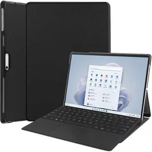 Bizon Etui Case Tab Croc do Microsoft Surface Pro 9, czarne - Etui do tabletów - miniaturka - grafika 1