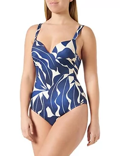 Stroje kąpielowe - Triumph Women's Summer Allure OWP 01 kostium kąpielowy, połączenie niebieskiego światła, 40B, Blue - Light Combination, 40 - grafika 1