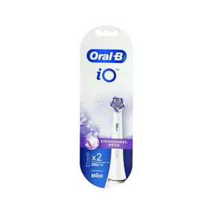 ORAL-B iO Radiant White końcówki do szczoteczki elektrycznej ORAL-B iO białe 2 sztuki - Końcówki do szczoteczek elektrycznych - miniaturka - grafika 1