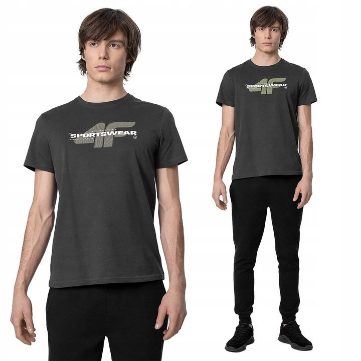 Koszulka Męska 4F Sportowa T-Shirt Bawełna Koszulka Męska 4F Sportowa T-Shirt Bawełna M