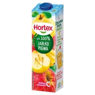 Soki i napoje niegazowane - Hortex Sok 100 % jabłko pigwa 1 l - miniaturka - grafika 1