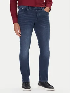 BOSS Jeansy P-Delaware 50549834 Granatowy Slim Fit - Spodnie męskie - miniaturka - grafika 1