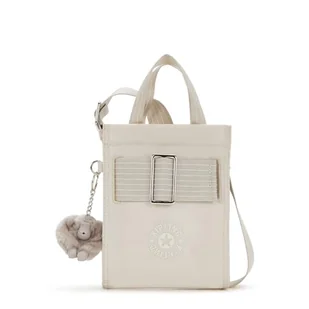 Kipling Damskie torby na telefon Jyri, 15 cm dł. x 18 cm wys. x 6 cm gł, Beżowa perła M2, 6''L x7.75''H x2.5''D - Torebki damskie - miniaturka - grafika 1