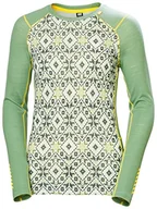 Koszulki i topy damskie - Helly Hansen Damska koszulka W LIFA Merino Midw Gra Crew - miniaturka - grafika 1