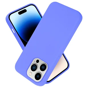 Pokrowiec Do Apple iPhone 14 PRO Etui w LIQUID JASNY FIOLET TPU Silikon Case Cover Obudowa Ochronny Cadorabo - Etui i futerały do telefonów - miniaturka - grafika 1