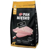 Sucha karma dla psów - Pan Mięsko Indyk z Bażantem S 3kg - miniaturka - grafika 1