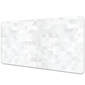 Podkładki na biurko - Podkładka na biurko Świetlne geometryczne trójkąty 90x45 cm - miniaturka - grafika 1