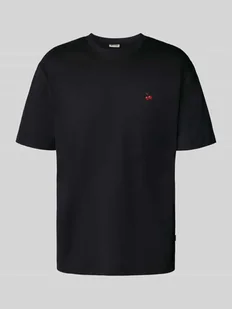 T-shirt o kroju relaxed fit z czystej bawełny - Koszulki męskie - miniaturka - grafika 1