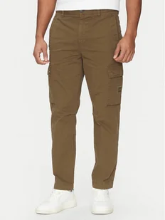 BOSS Spodnie materiałowe Sisla-8 50530599 Khaki Regular Fit - Spodnie męskie - miniaturka - grafika 1