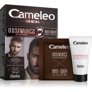 Delia Cosmetics Cameleo Odsiwiacz dla mężczyzn do włosów naturalnych i brązowych 1op - Farby do włosów i szampony koloryzujące - miniaturka - grafika 1