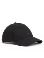 Czapki damskie - Tommy Hilfiger Czapka z daszkiem Th Flag Soft 6 Panel AW0AW17781 Czarny - miniaturka - grafika 1