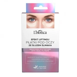 L'biotica L'biotica Płatki odmładzające pod oczy ze śluzem ślimaka 3x2szt - Maseczki do twarzy - miniaturka - grafika 1
