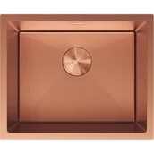 Zlewozmywaki - Mexen Trixo zlewozmywak stalowy 1-komorowy 540 x 440 mm, miedź HC - 6414541000-65HC - miniaturka - grafika 1