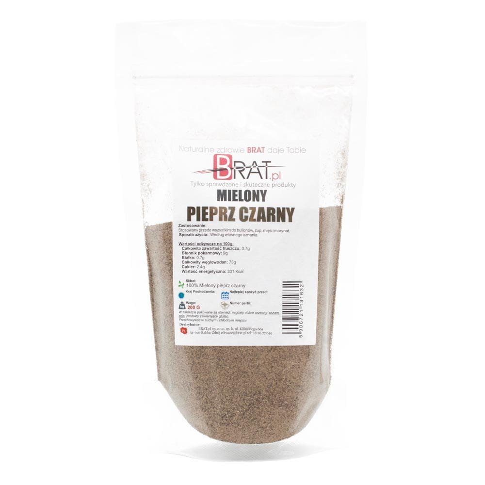 Pieprz czarny mielony 200g