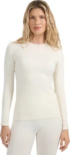 Koszulka termoaktywna damska 4F F203 kremowa 4FWAW25USEAF203 11S M/L - Koszulki sportowe damskie - miniaturka - grafika 1