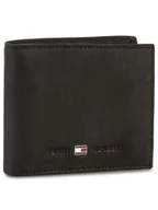 Portfele - Tommy Hilfiger Duży Portfel Męski Johnson Mini Cc Wallet AM0AM00663 Czarny - miniaturka - grafika 1