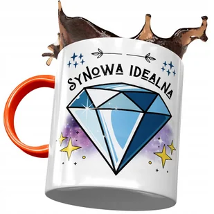 Kubek Pomarańczowy Dla Synowej Żony Syna Prezent z Nadrukiem ze Zdjęciem + Opakowanie na prezent (wzór 03) - Kubki Kubek Pomarańczowy Dla Synowej Żony Syna Prezent z Nadrukiem ze Zdjęciem + Opakowanie na prezent (wzór 03) - Kubki - miniaturka - grafika 1