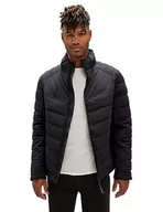 Kurtki męskie - Street One MEN Męska kurtka pikowana D201848, czarna, S, czarny, S - miniaturka - grafika 1