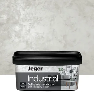 Efekt dekoracyjny INDUSTRIAL 1 l Calcyt Efekt metalowy JEGER - Tynki - miniaturka - grafika 1