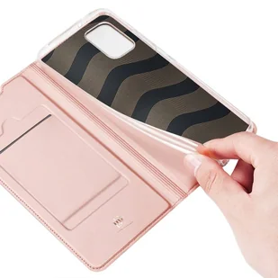 Dux Ducis Skin Pro kabura etui pokrowiec z klapką Samsung Galaxy A02s EU różowy - Etui i futerały do telefonów - miniaturka - grafika 8