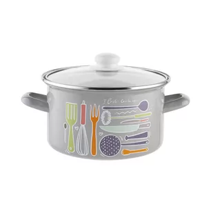Garnek emaliowany Emalia Polska Pleszew Staffio 20 cm 3,7 l - Garnki - miniaturka - grafika 1