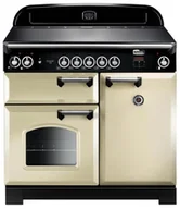 Kuchenki gazowo-elektryczne - Kuchnia z płytą indukcyjną FALCON Classic 100 Kremowy chrom - miniaturka - grafika 1