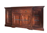 Komody - Komoda Oxford #902 Drewniana 161X45X86 Cm Akacja Lakierowana B 4976 - miniaturka - grafika 1