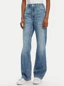 Spodnie damskie - BOSS Jeansy C_Ada 50545081 Niebieski Straight Fit - miniaturka - grafika 1