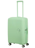 Walizki - Walizka średnia American Tourister Soundbox EXP - pastel green - miniaturka - grafika 1