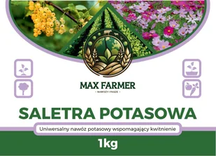 Saletra potasowa MAX FARMER 1kg nawóz - Nawozy ogrodnicze - miniaturka - grafika 1