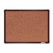 Tablice i flipcharty - boardOK Tablica korkowa boardOK, 60 x 45 cm, brązowa rama VOK060045-3500 - miniaturka - grafika 1