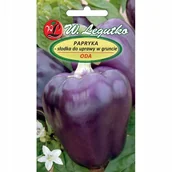Nasiona i cebule - PAPRYKA fioletowa ODA WCZESNA duży owoc plenna słodka NASIONA WARZYW p. PL130/12/210/L775/A ST; PL330/12/210/L769/A ST; - miniaturka - grafika 1