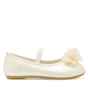 Buty dla dziewczynek - Baleriny Nelli Blu CF2685-2 Écru - miniaturka - grafika 1