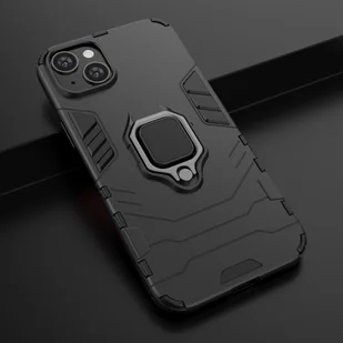 Ring Armor etui do iPhone 14 pancerny pokrowiec uchwyt magnetyczny ring czarne - Etui i futerały do telefonów - miniaturka - grafika 8