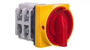 Elektromet Spółdzielnia Inwalidów Łącznik krzywkowy 0-1 63A 3P zatablicowy z płytką przednią zamykany na kłódkę ŁUK 63-15 916358 - Inne akcesoria elektryczne - miniaturka - grafika 1